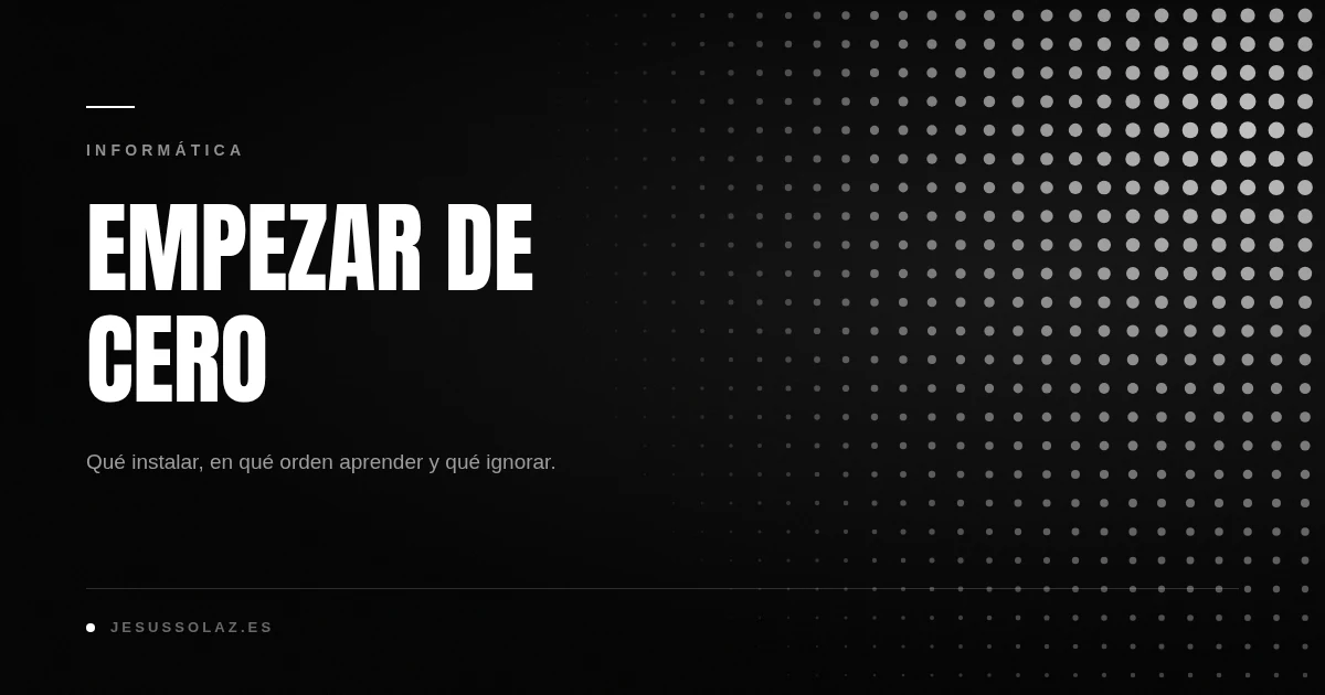 Guía de ofimática básica para empezar de cero