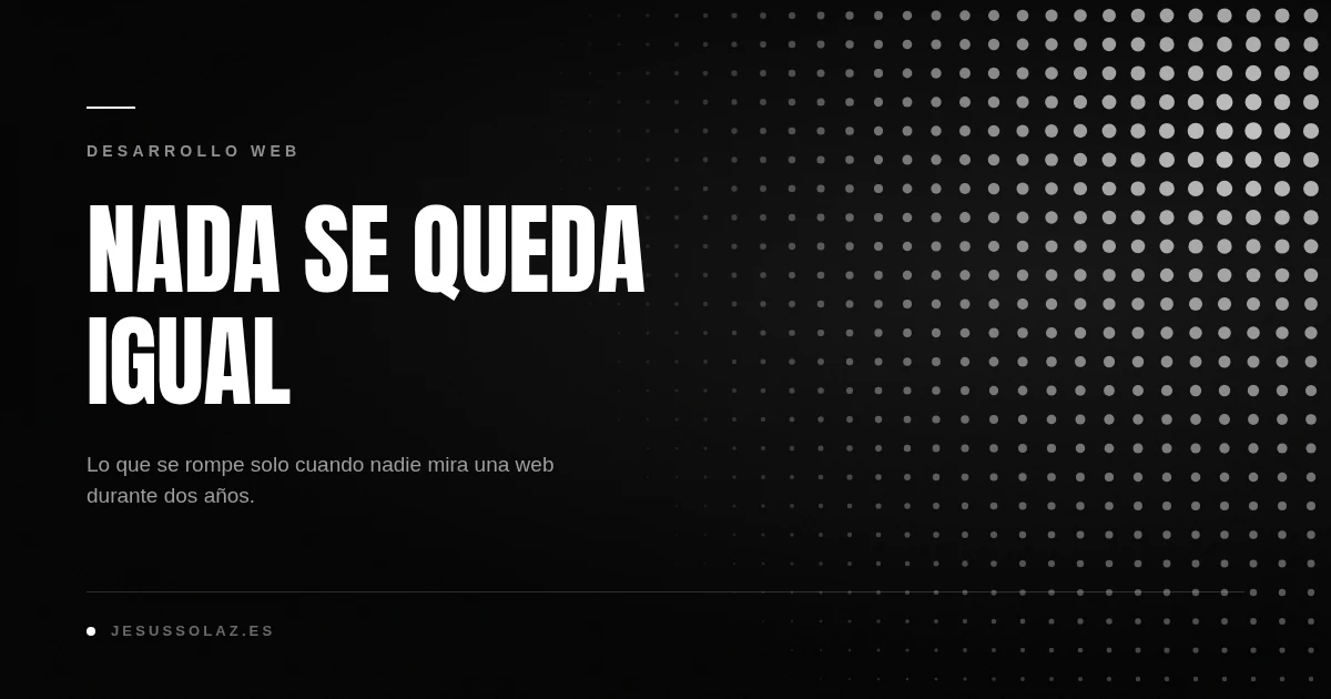 Tu web no es una planta de plástico