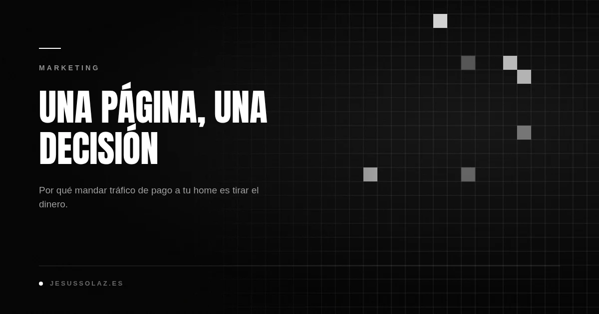 Web corporativa o landing page: cuándo necesitas cada una